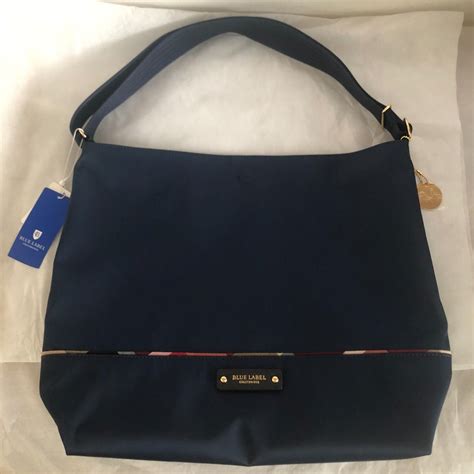 burberry blue label crestbridge navy reversible|crestbridge blue label.